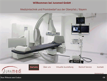 Tablet Screenshot of juramed.de